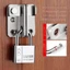 Ổ khóa inox khóa chống nước khóa cửa chống gỉ khóa cửa khóa chống trộm cửa ngoài trời