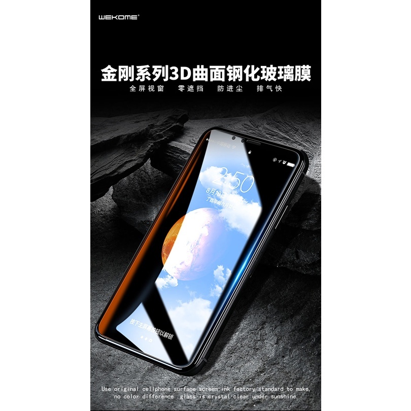 [ IPHONE 16 ] Kính cường lực KINGKONG WEKOME 009 màn hình full HD cho Iphone X XS XSM 11 12 13 14 15 16 Pro Plus Promax