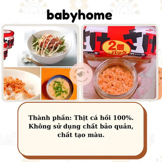 Ruốc Cá Hồi Maruha Sét 2 Hũ Nhật Bản 50g/Hũ Cho Bé Từ 8M+