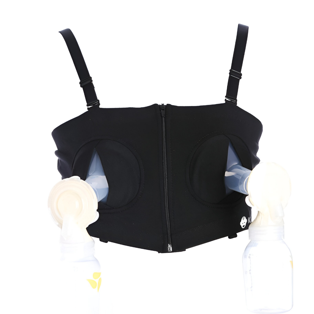 Ảnh Áo Hút Sữa Rảnh Tay Kamidi Có Dây, Vải Cotton Mềm Mại Co Dãn 4 Chiều Thấm Hút Mồ Hôi 3