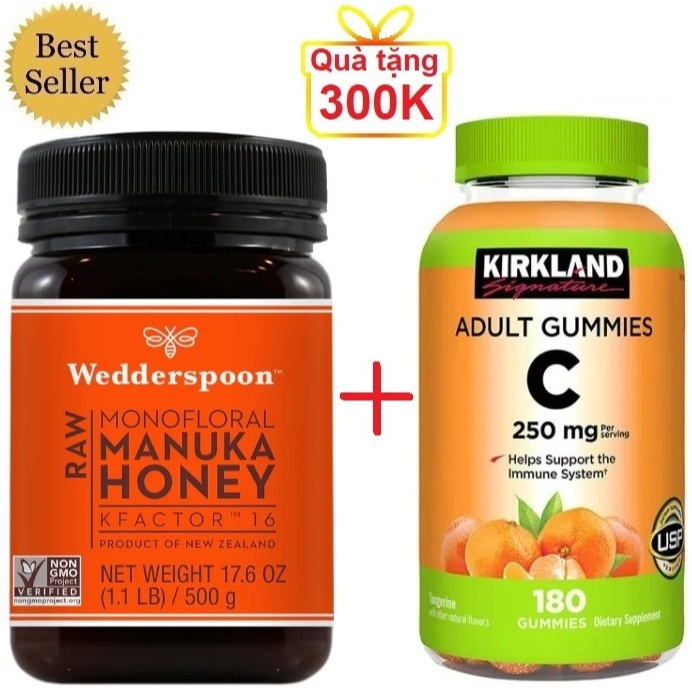 Mật ong MANUKA New Zealand Manuka Honey Wedderspoon Kfactor 16 12 1kg ...