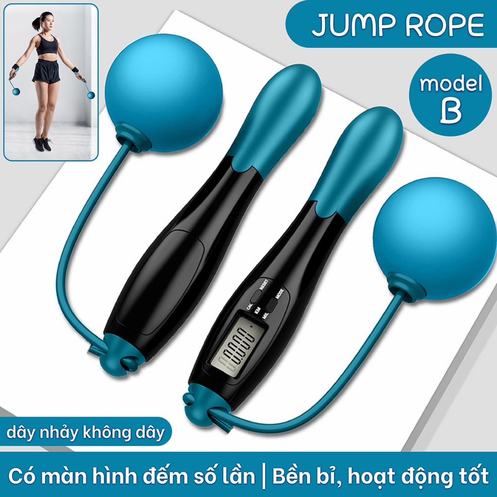 Ảnh Dây Nhảy Thể Lực XANH Đàn Hồi BG Chính Hãng, Hỗ Trợ Luyện Tập Thể Dục, Thể Thao Tiện Lợi Tại Nhà 1