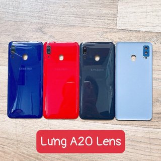 Lưng vỏ samsung a20, nắp nhựa, khung nhựa giữa, khung sườn màn hình benzen, a205. ss a20.