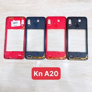 Lưng vỏ samsung a20, nắp nhựa, khung nhựa giữa, khung sườn màn hình benzen, a205. ss a20.