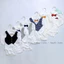 H.M Body suit /áo liền thân dài tay cổ nơ công tử mặc đầy tháng cho bé
