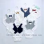 H.M Body suit /áo liền thân dài tay cổ nơ công tử mặc đầy tháng cho bé