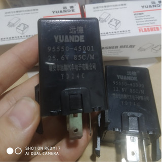 Rơ le xi nhan 3 chân YD điện 12v 24v, rơ re nháy xi nhan ô tô. (Giá 1 chiếc)