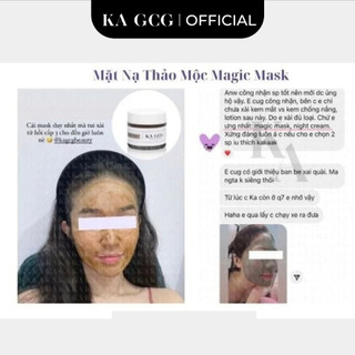 Mặt nạ dưỡng da thảo mộc MAGIC MASK dịu nhẹ giúp giữ ẩm và phục hồi da 50ML KA GCG