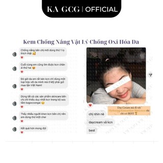 [Sale cận date] Kem chống nắng vật lý HYDRATING ANTIOXIDANT SPF 50 PA+++ 30ML - KA GCG