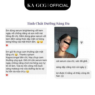 [Sale cận date] Tinh chất dưỡng trắng BRIGHTENING, làm sáng da tăng cường 30ml KA GCG