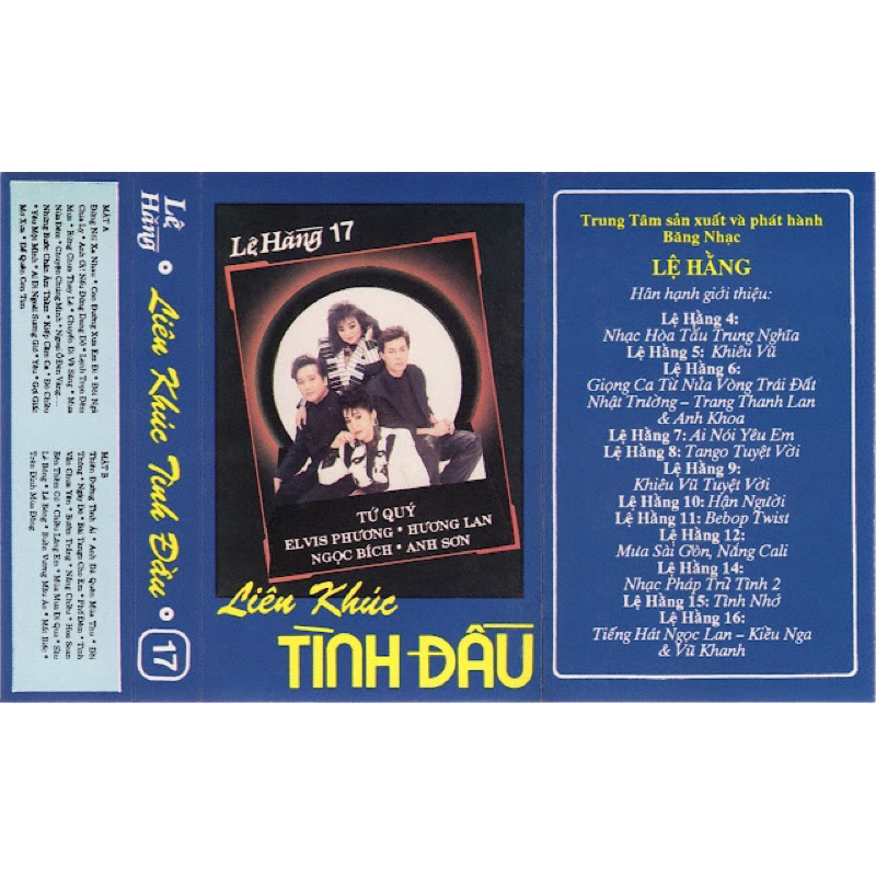 Băng Cassette Liên Khúc Tình Đầu