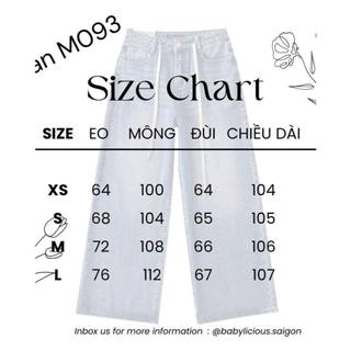 [ HÌNH SP THẬT] QUẦN JEAN ỐNG RỘNG M093
