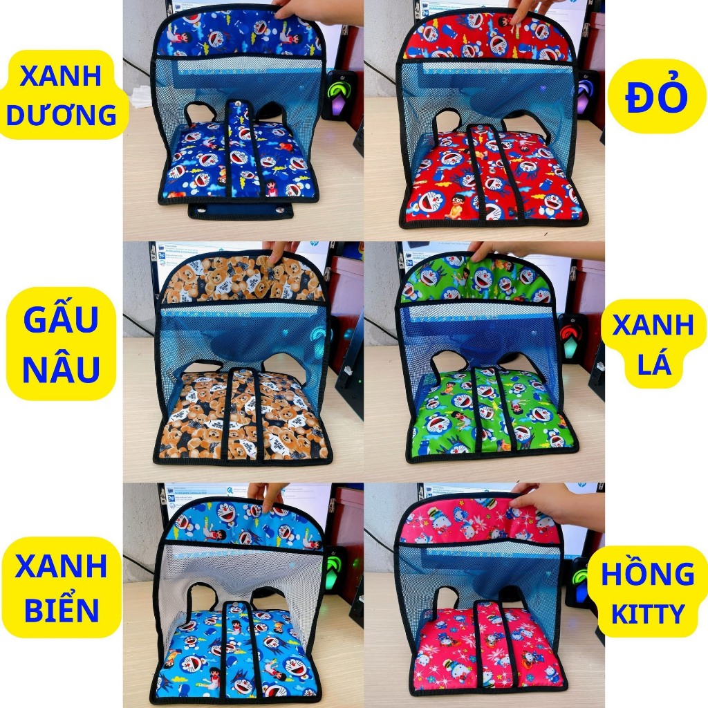 [ ÁO ] Áo Bọc Yên Ghế Đi Xe Máy Cho Bé, Chất Liệu Bền Đẹp, Dễ Thay Thế