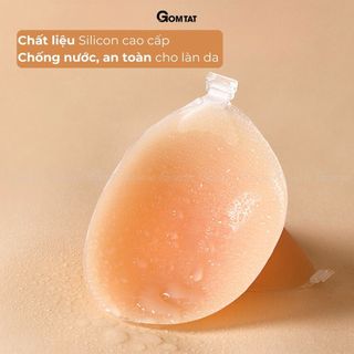 Áo dán nâng ngực GOMTAT cài trước tạo khe ôm sát vòng 1, chất liệu silicon - kèm dây trong - SA-4950