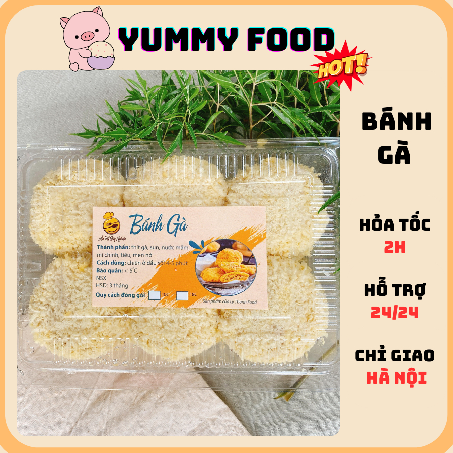 Bánh gà thần thánh kHOAIFOOD chiên, rán ngon hơn ở quán, đậm vị thịt ...