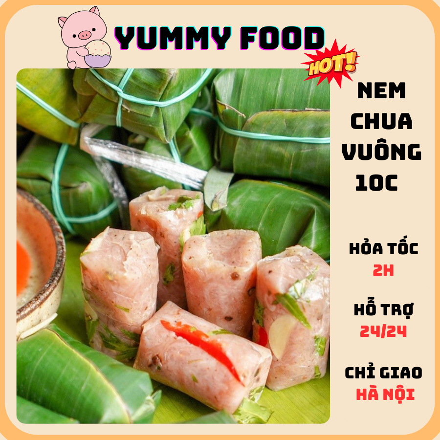 Nem chua vuông Thanh Hóa, ngọt vị thịt, cay nồng nàn của tỏi ớt hương ...