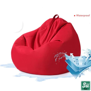 Ghế Sofa lười hạt xốp 3II HOME Vỏ ghế vải chống thấm cao cấp dáng lê size XL/L/M chưa có lót hạt xốp