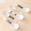Set 5 muỗng thìa sứ cao cấp chịu nhiệt, họa tiết basic đen trắng hiện đại kèm hộp đựng sang trọng
