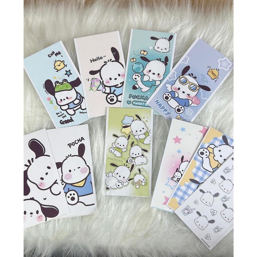Sticker Pochaco, Pompompurin, Melody, Nagi, Loopy, Tem Dán Hộp Carton ...