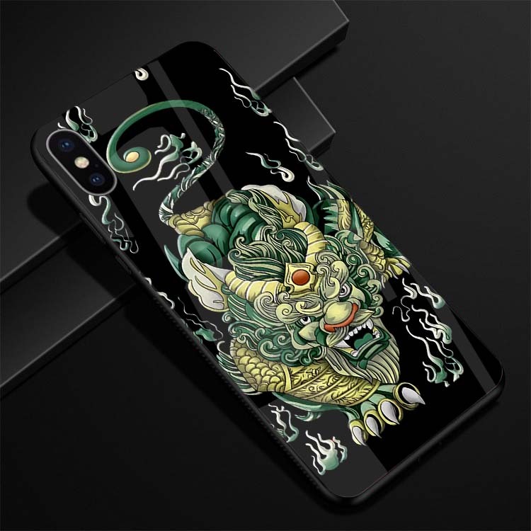 Ốp Lưng IPHONE X, XS, XR, XSMAX Lưng kính cường lực Sáng Bóng