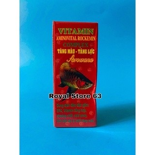 Vitamin Aminoval Rockemin Complex tăng màu và sắc cho cá Rồng