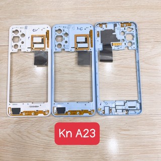 Lưng vỏ samsung a23 4g, khung sườn benzen, nắp lưng có viền kính camera ngoài, sam sung a235, a23.4g