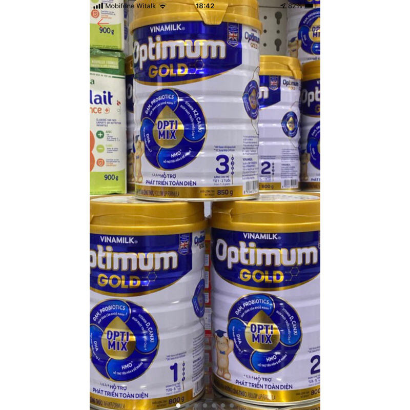 Sữa Bột Optimum Gold Số 1 & 2 800g | Shopee Việt Nam