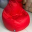 Vỏ Lót ghế lười hạt xốp kèm đôn (combo 4 món) 3II HOME vải chống thấm Polyester cao cấp dáng quả lê.