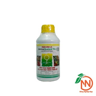 Phân Bón Amino Fe Chai 1 Lít  - AminoQuelant Fe - Biến Lá Vàng Thành Xanh - Tái Tạo Lục Diệp cho cây