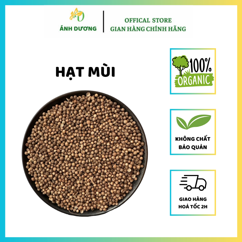 Hạt Mùi ( Hạt Ngò ) Gia Vị Nấu Phở, Nấu Sâm, Thơm Ngon Cho Các Món Ăn