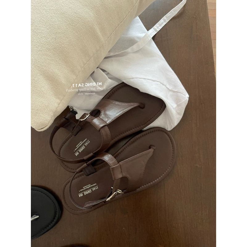 SANDAL SỎ NGÓN CÀI SAU HOTHIT QC FULLBOX - GIÀY DÉP QUỲNH PÉ