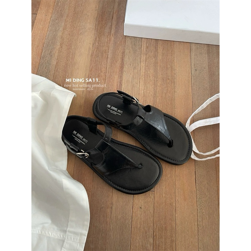 SANDAL SỎ NGÓN CÀI SAU HOTHIT QC FULLBOX - GIÀY DÉP QUỲNH PÉ