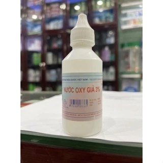 2 lọ Oxy Già - Nước Oxy Già 3%, Làm Sạch Vết Thương 50ml