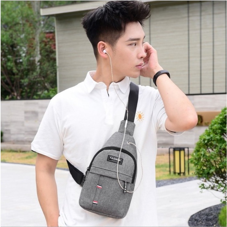 Túi đeo chéo nam, túi đeo ngực nam Chống thấm nước - BDM003d