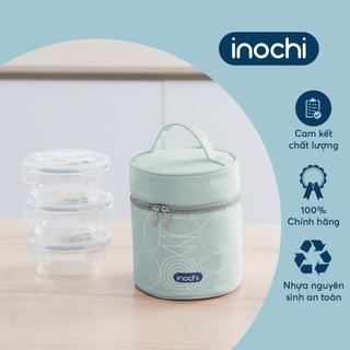 Bộ Hộp Thuỷ Tinh Nikko Kèm Túi Yoshino - Inochi: An Toàn, Kín Khít, Chịu Nhiệt, Bảo Quản Thực Phẩm