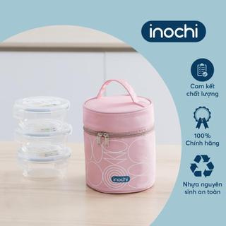 Bộ Hộp Thuỷ Tinh Nikko Kèm Túi Yoshino - Inochi: An Toàn, Kín Khít, Chịu Nhiệt, Bảo Quản Thực Phẩm