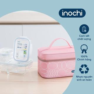 Bộ Hộp Thuỷ Tinh Nikko Kèm Túi Yoshino - Inochi: An Toàn, Kín Khít, Chịu Nhiệt, Bảo Quản Thực Phẩm