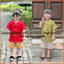 Bộ gấm quần đùi bé trai (7-25kg) [CHẤT GẤM MÁT MẺ] - mặc cho bé đi học, đi chơi, đi lễ hội