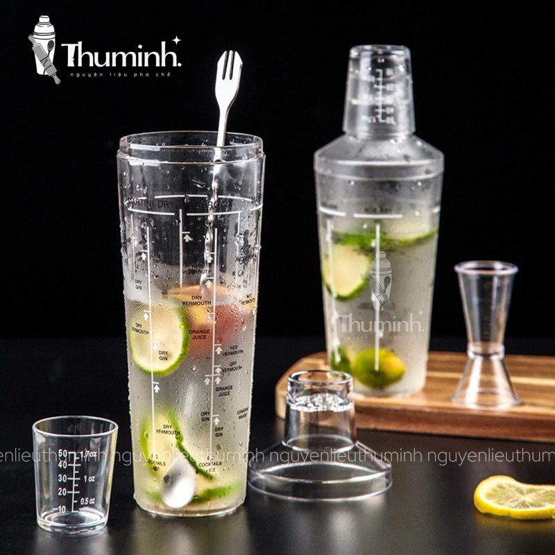 Bình Shaker Nhựa Pha Chế Cao Cấp Chia Vạch | Shopee Việt Nam