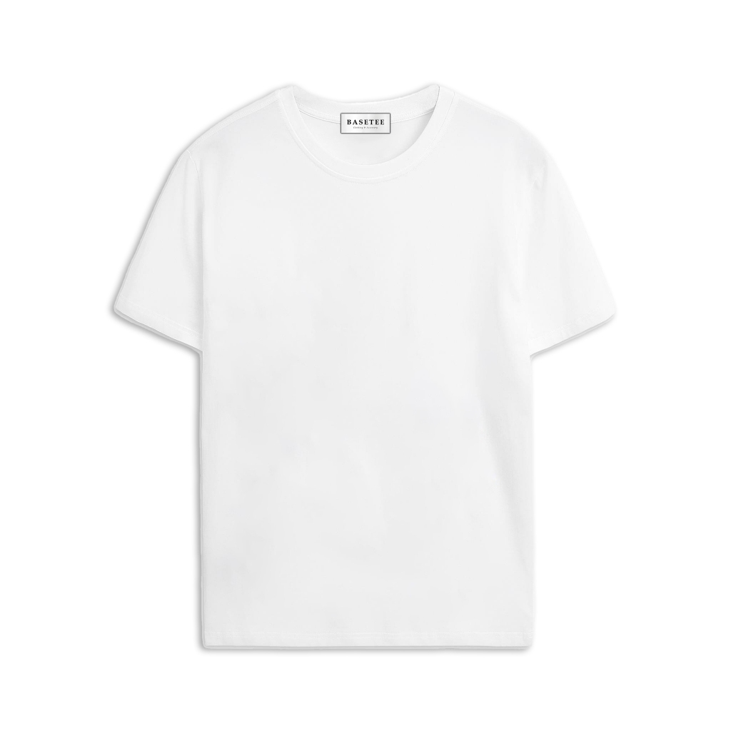 Áo thun trơn Basic mềm mịn co dãn thấm hút mồ hôi 40-100kg form suông Unisex Basetee