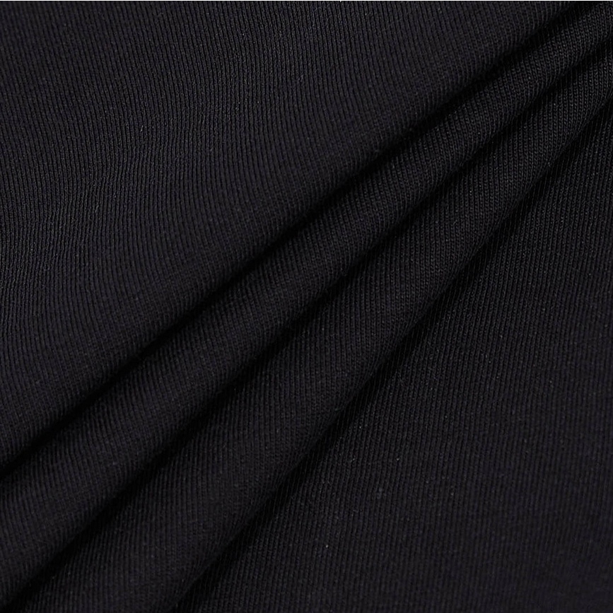 Áo thun đen trơn Basic mềm mịn co dãn thấm hút mồ hôi 40-100kg form suông Unisex Basetee
