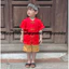 Bộ gấm quần đùi bé trai (7-25kg) [CHẤT GẤM MÁT MẺ] - mặc cho bé đi học, đi chơi, đi lễ hội