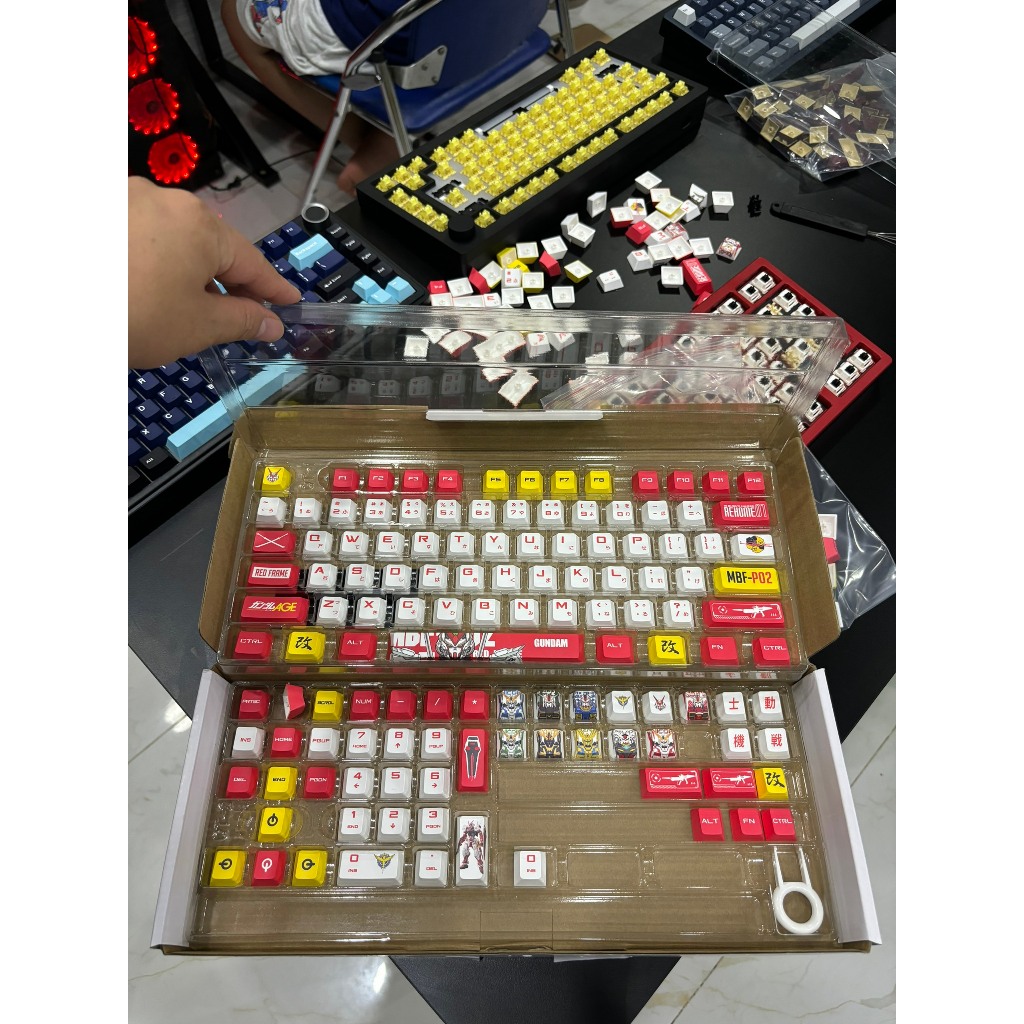 Keycap Gundam nhựa Pbt Dyesub chất lượng cao dùng cho bàn phím cơ ,Dùng được tất cả size phím Tungcustom | BigBuy360 - bigbuy360.vn