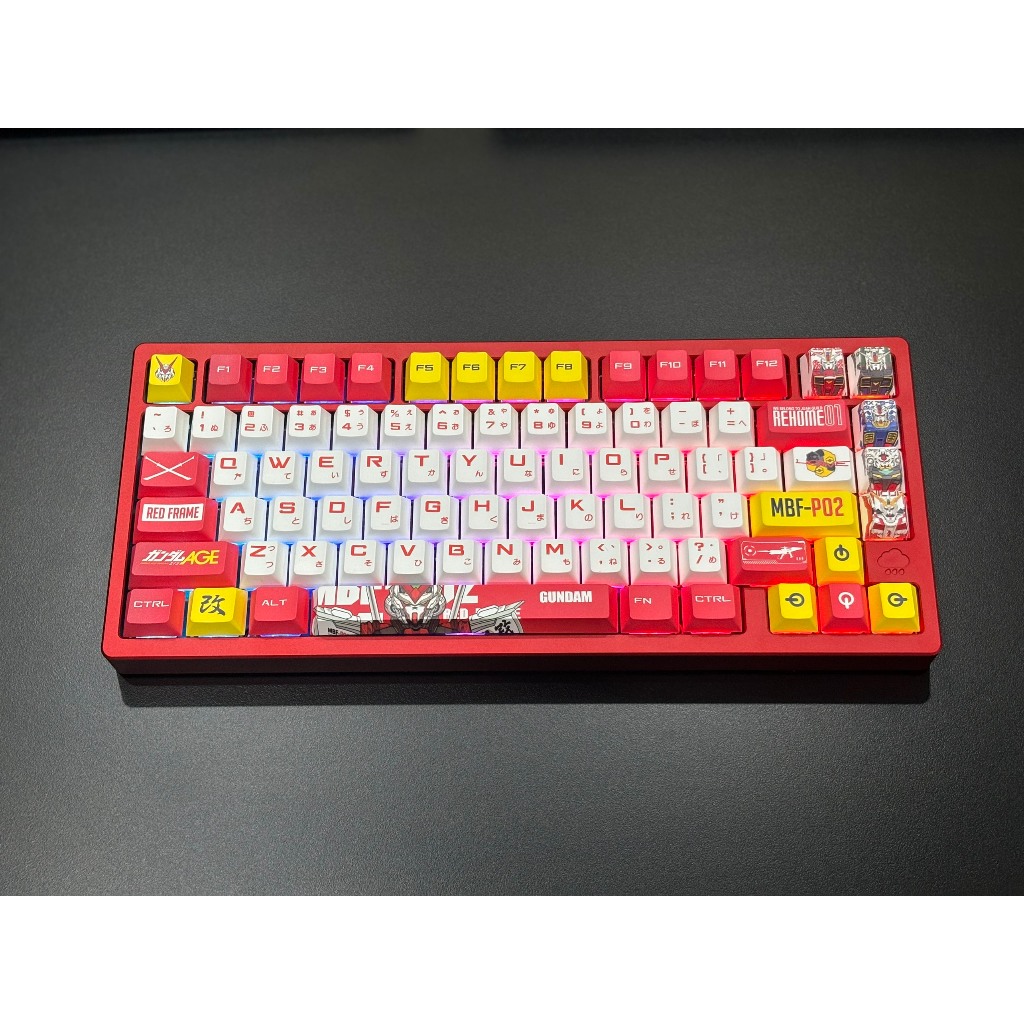 Keycap Gundam nhựa Pbt Dyesub chất lượng cao dùng cho bàn phím cơ ,Dùng được tất cả size phím Tungcustom