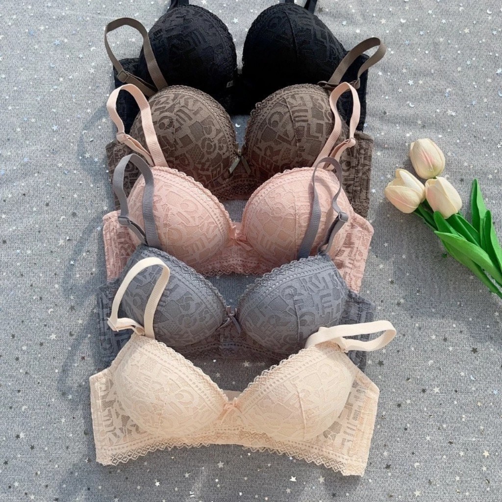 Áo lót nâng ngực, áo lót đệm dày 5.5cm không gọng 912 ( Loại 1 tem Ellen- ngực lớn tăng size)