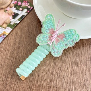 2 Vòng tóc bền hình bướm thời trang Hàn Quốc dành cho bé gái