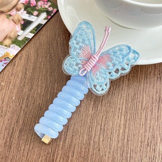 2 Vòng tóc bền hình bướm thời trang Hàn Quốc dành cho bé gái
