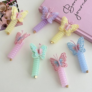 2 Vòng tóc bền hình bướm thời trang Hàn Quốc dành cho bé gái