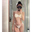 Bikini 2 mảnh áo bản ngang quần ship dây ( hàng sẵn - ship hỏa tốc )