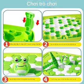 [Sale 50%]  [Size lớn] Ếch phá băng, đồ chơi ếch phá băng size lớn, đồ chơi đập băng giải cứu ếch cho bé vui chơi giải